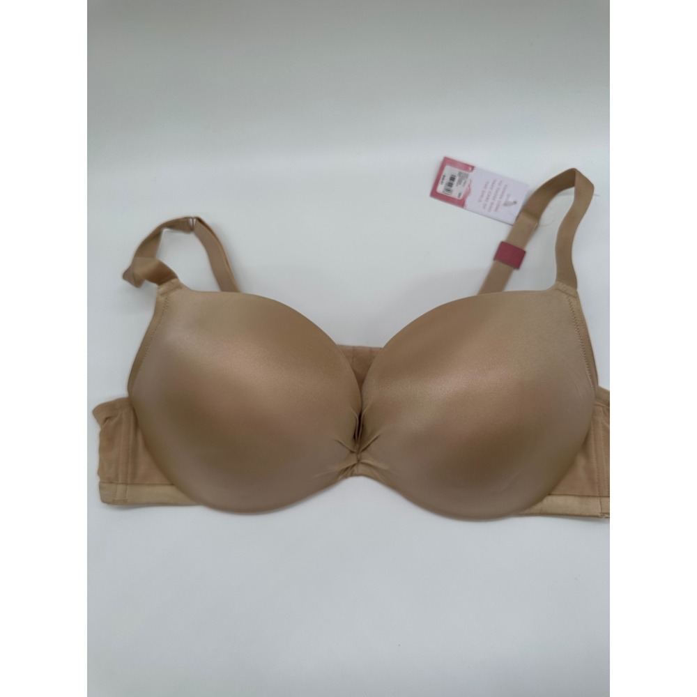 Cacique 42D T-Shirt Bra Underwire Padded Smooth Nude‎ Full Coverage Everyday